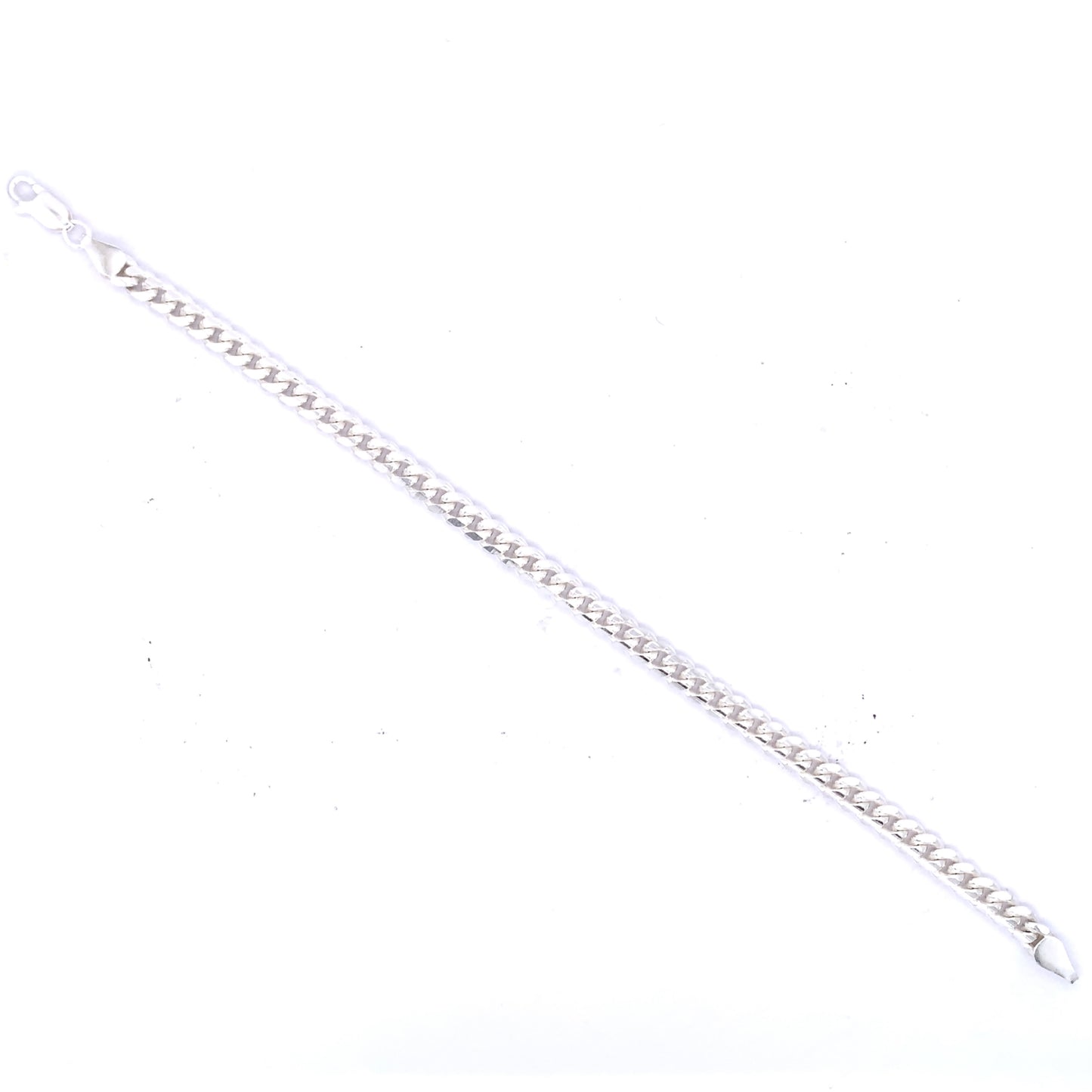 Sterling Silver Men's /Teen 7.5 inch Cuban Curb Bracelet SCU2075