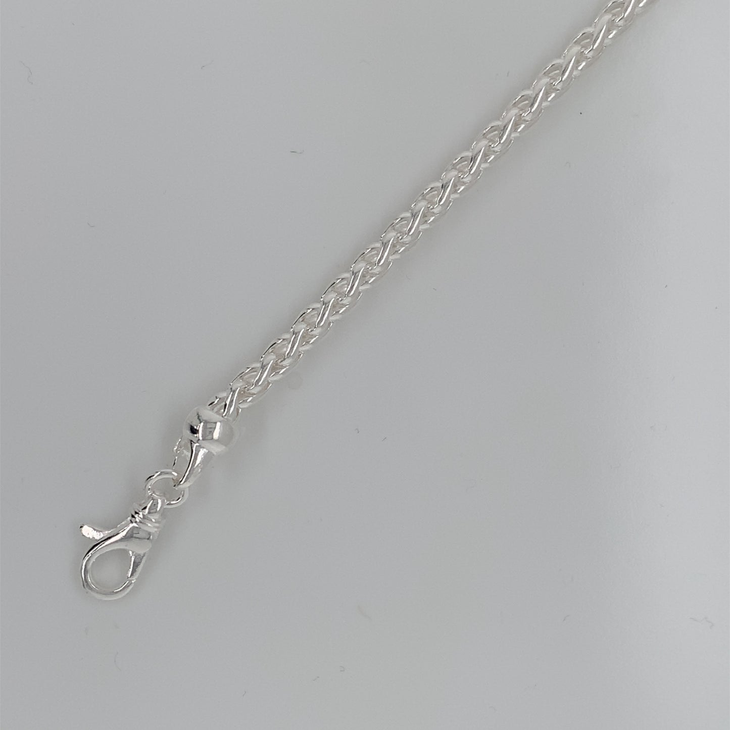 Sterling Silver Italian Spiga Bracelet SSP15B