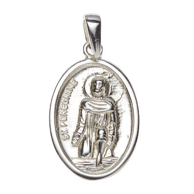 Sterling Silver St. Peregrine Medal SH57136