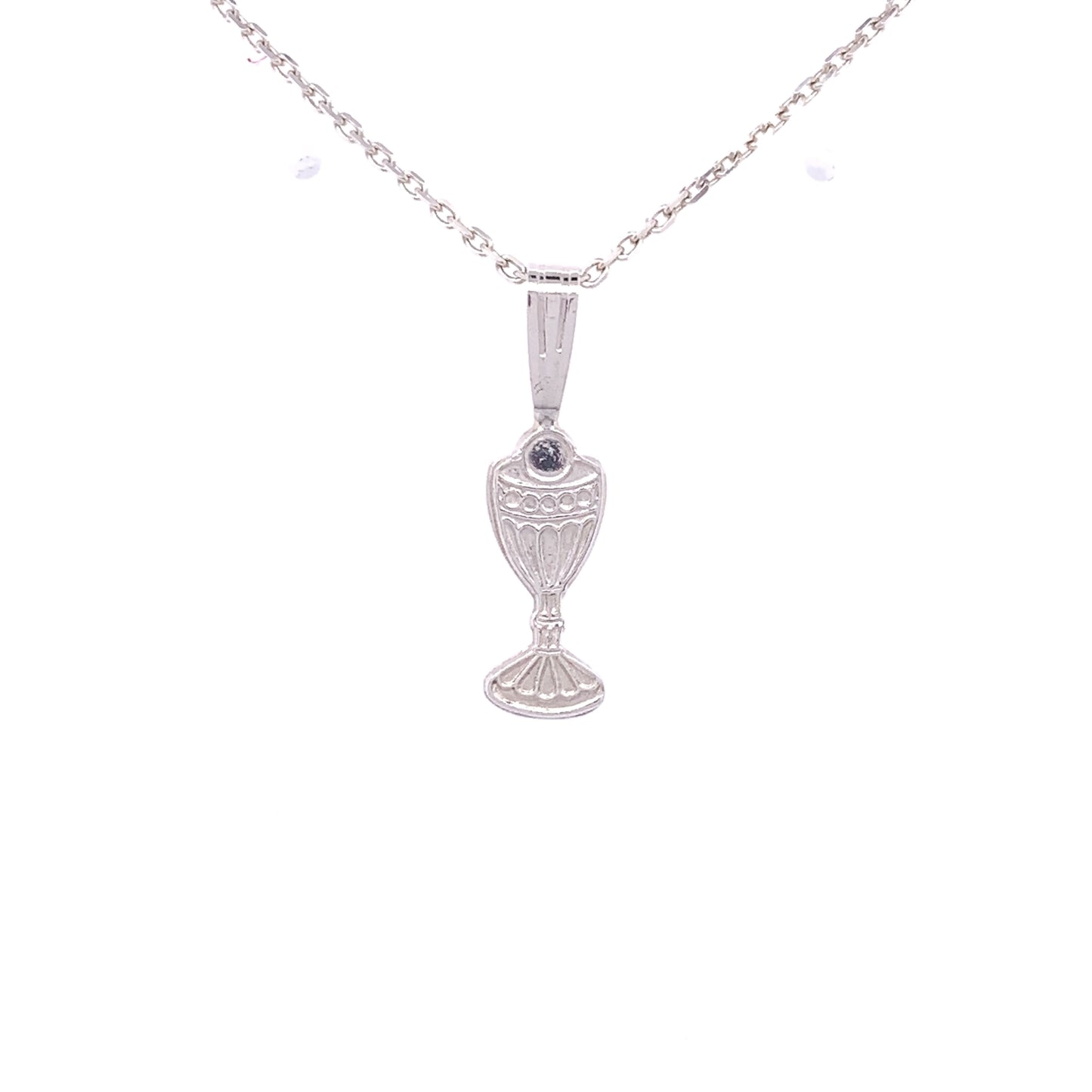 Sterling Silver Communion Chalice Necklace SM133