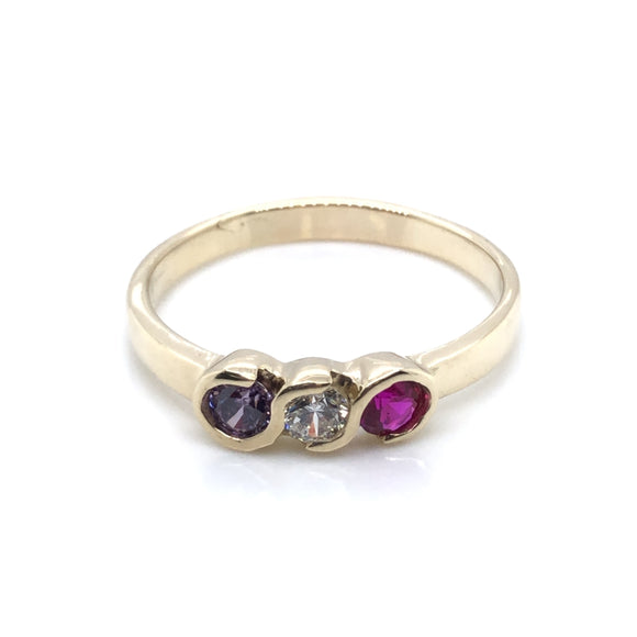 9ct Gold Family Birthstone Ring