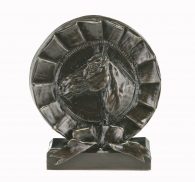 Bronze Horse 5 inch Rosette HE15
