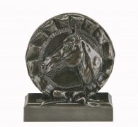 Bronze Horse 6 inch Rosette HE14