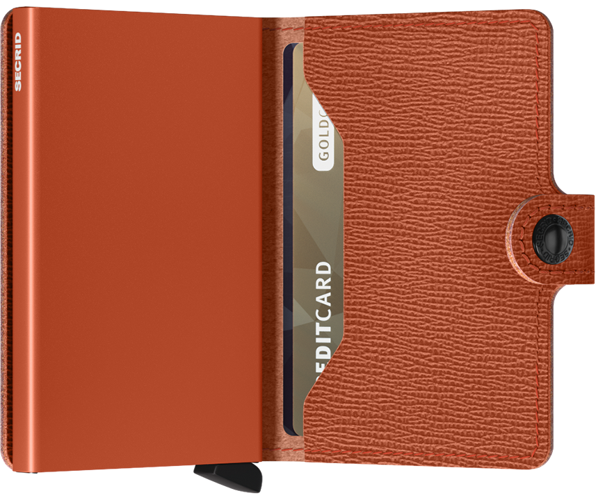 Secrid Miniwallet Crisple Pumpkin Leather