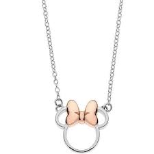 DISNEY MINNIE MOUSE TWO TONE NECKLACE N900521TL