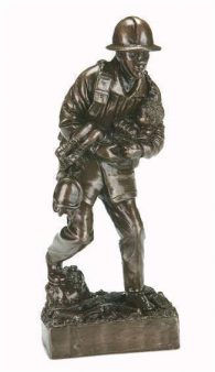 Bronze Fireman and Child FN2