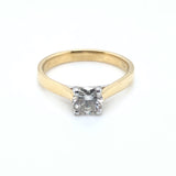 18ct Gold 0.73ct Diamond Classic Solitaire Ring