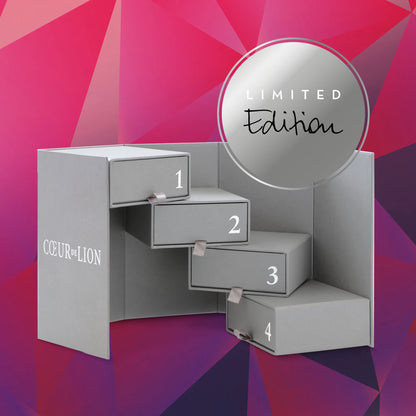 COEUR DE LION  Wave Festive Silver-Red Set (4) 0103570317