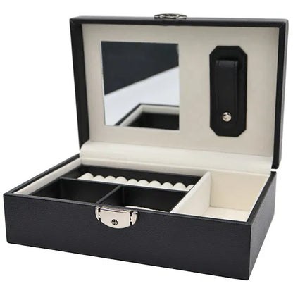 Black/Cream Jewellery Case 902