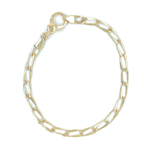 9ct Gold Long Link Bracelet GB418