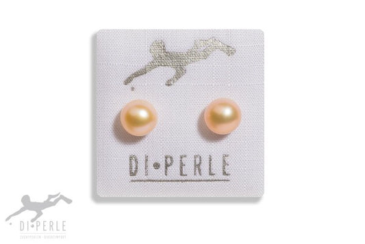 Di-Perle Freshwater Pearl Natural Bouton Stud Earrings 04672116