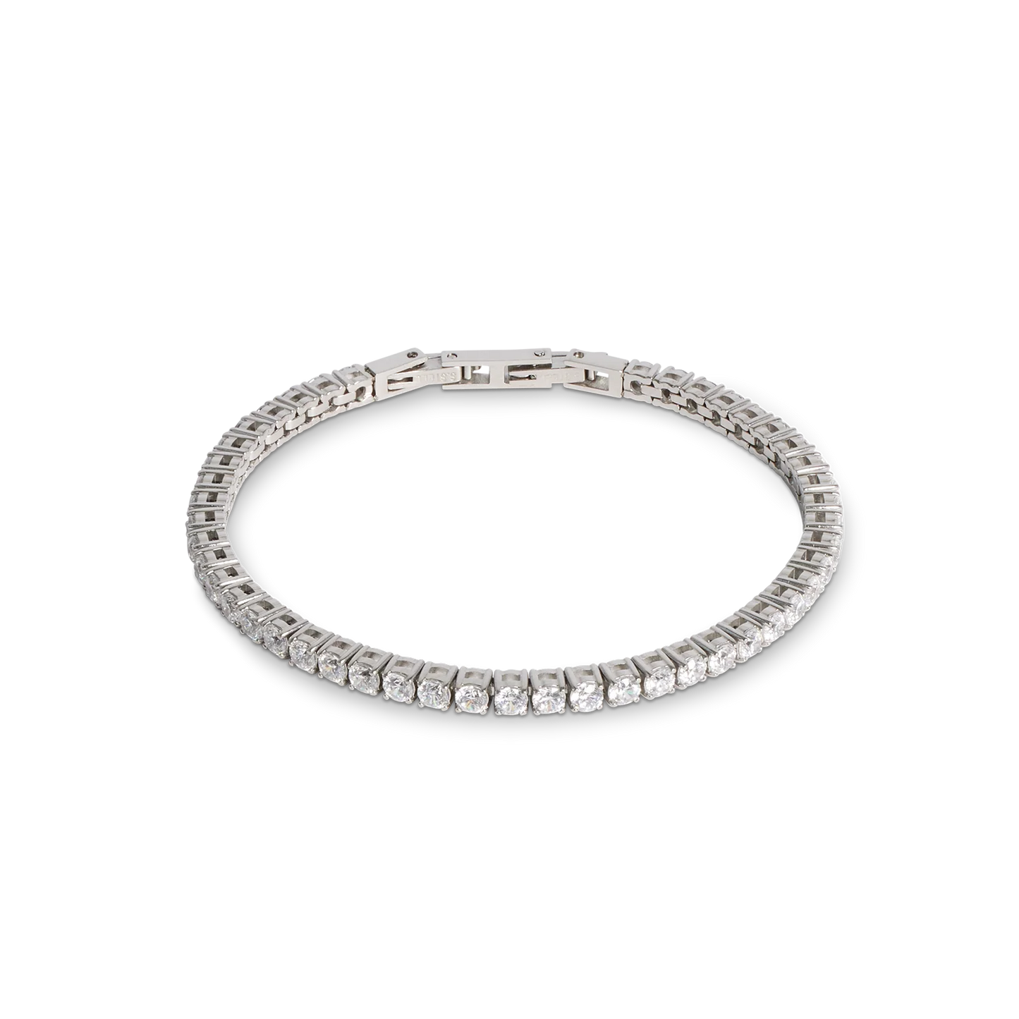 COEUR DE LION Tennis bracelet silver-crystal 0600301817