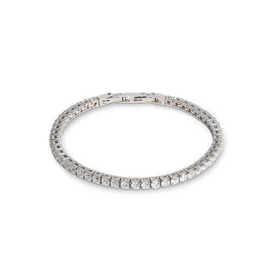 COEUR DE LION Tennis bracelet silver-crystal 0600301817