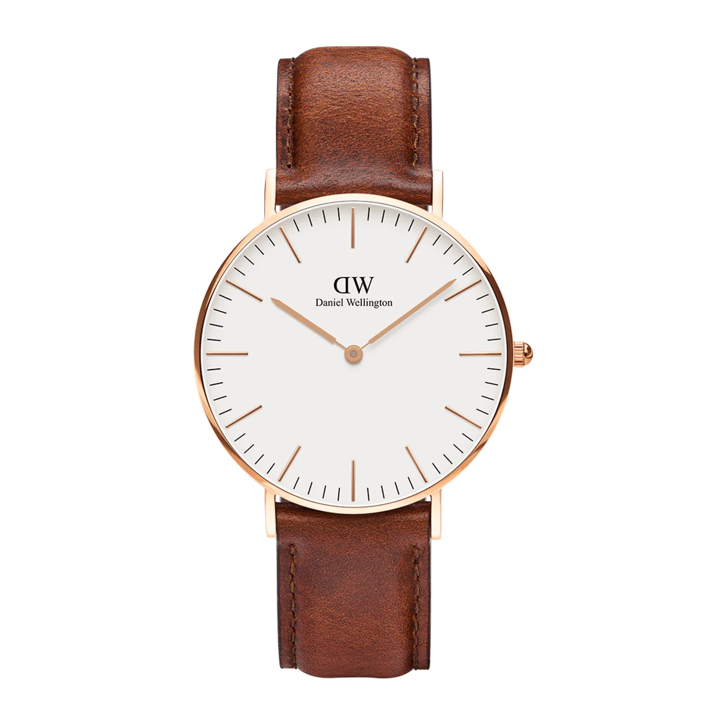 Daniel Wellington - Gold 'Classic St. Mawes' Leather Strap 36mm Watch DW00100035