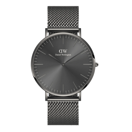 Daniel Wellington 40mm CLASSIC MESH GRAPHITE WATCH DW00100630