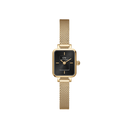 Daniel Wellington QUADRO MINI EVERGOLD GOLD ONYX Watch DW00100652