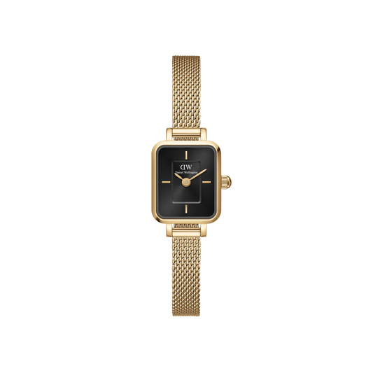 Daniel Wellington QUADRO MINI EVERGOLD GOLD ONYX Watch DW00100652