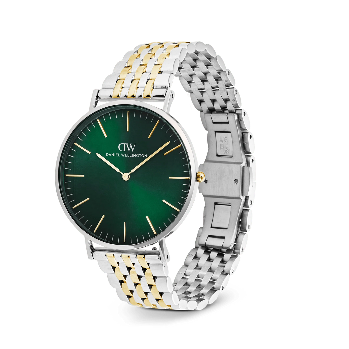Daniel Wellington Classic 7-Link Emerald Two-tone Watch DW00101009