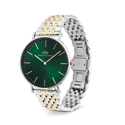 Daniel Wellington Classic 7-Link Emerald Two-tone Watch DW00101009