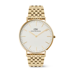 Daniel Wellington Classic 7-Link Gold Watch DW00101011