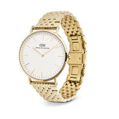 Daniel Wellington Classic 7-Link Gold Watch DW00101011