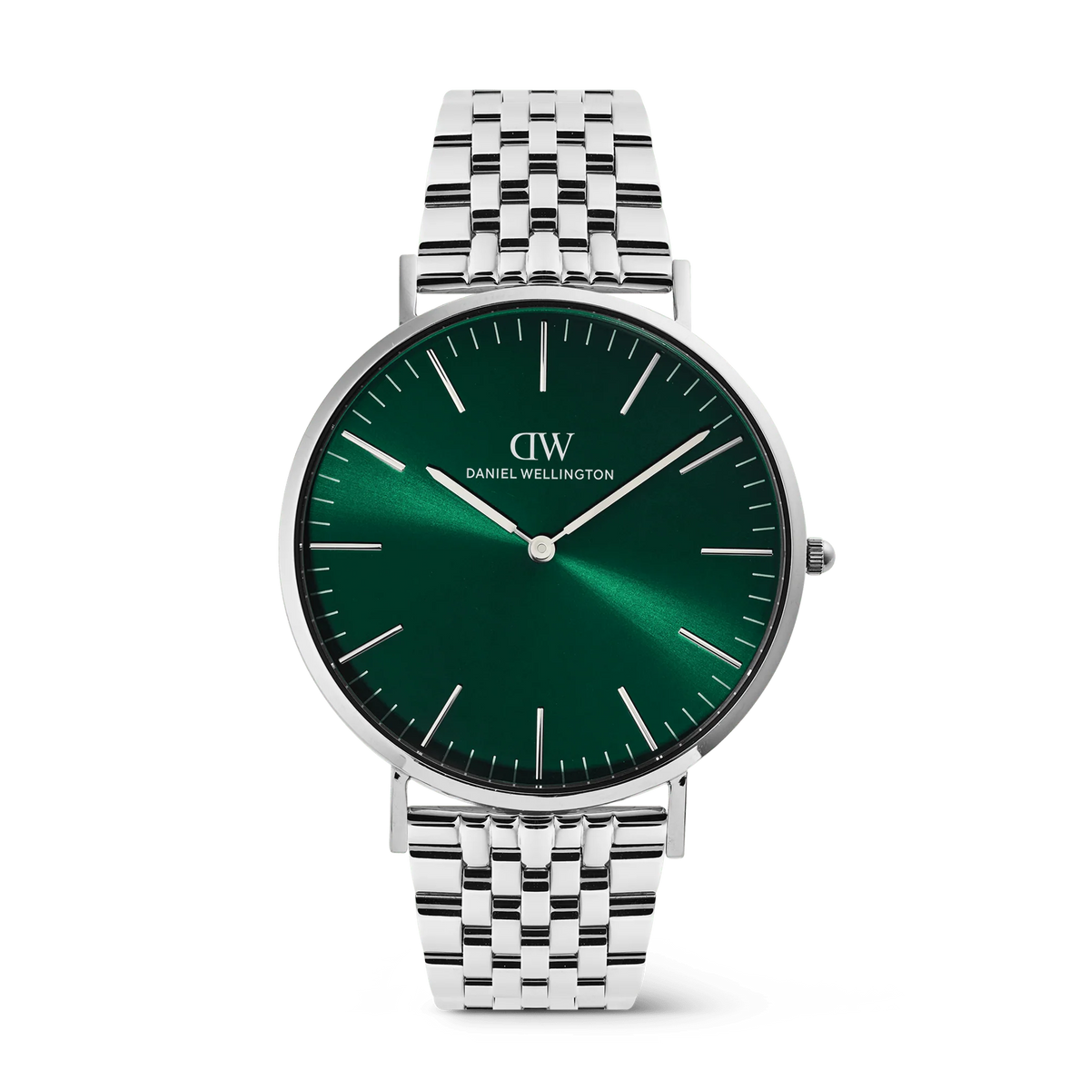 Daniel Wellington Classic 7-Link Emerald Silver Watch DW00101022