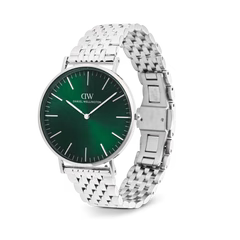 Daniel Wellington Classic 7-Link Emerald Silver Watch DW00101022