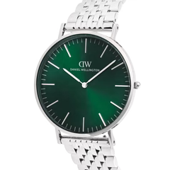 Daniel Wellington Classic 7-Link Emerald Silver Watch DW00101022