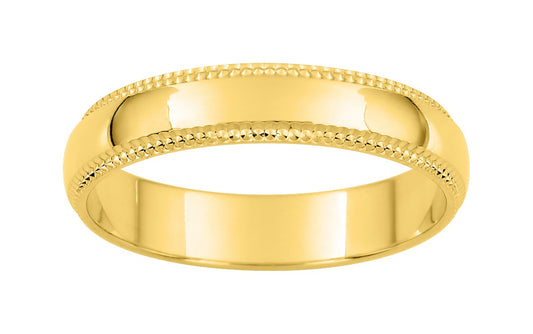 Bijoux D'Or 18ct Gold-Plated Men's Wedding Ring 107376