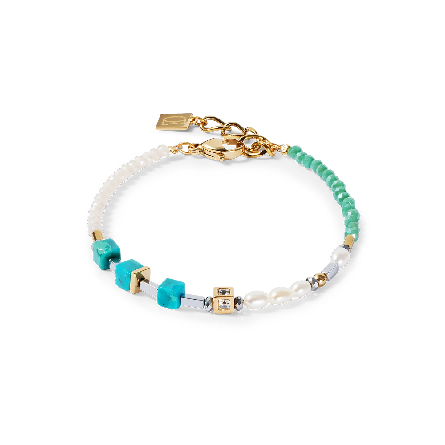 COEUR DE LION Bracelet Princess Fusion Pearls turquoise 1126300605