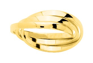 Bijoux D'Or 18ct Gold-Plated 2mm Russian Wedding Ring 117242