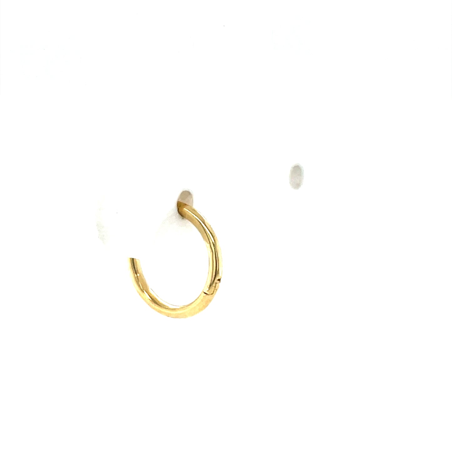 9ct Gold 10mm Hinged Heavy Sleeper Earring (Single) GE1076