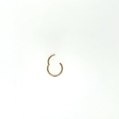 9ct Gold 10mm Hinged Heavy Sleeper Earring (Single) GE1076