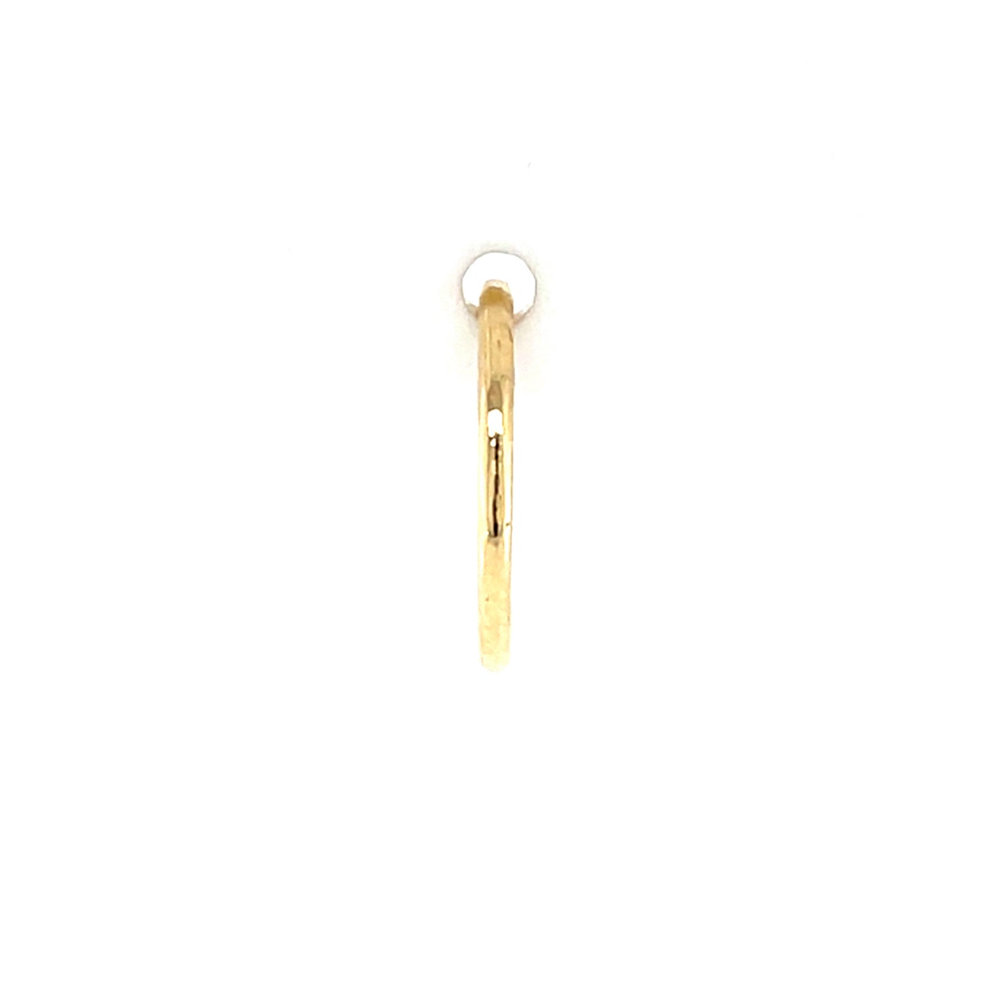 9ct Gold 12mm Hinged Heavy Sleeper Earring (Single) GE1077