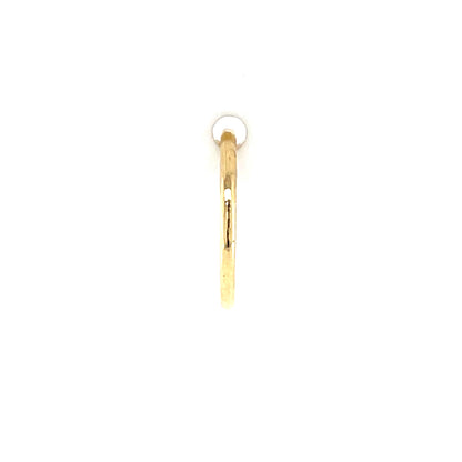 9ct Gold 12mm Hinged Heavy Sleeper Earring (Single) GE1077