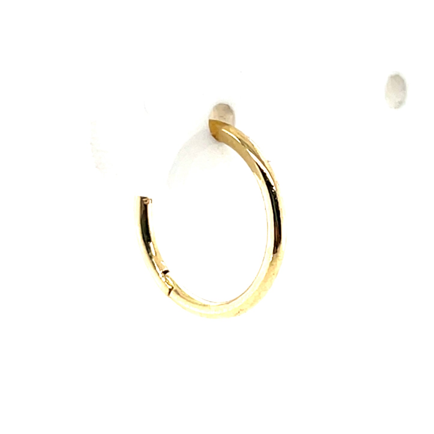 9ct Gold 12mm Hinged Heavy Sleeper Earring (Single) GE1077