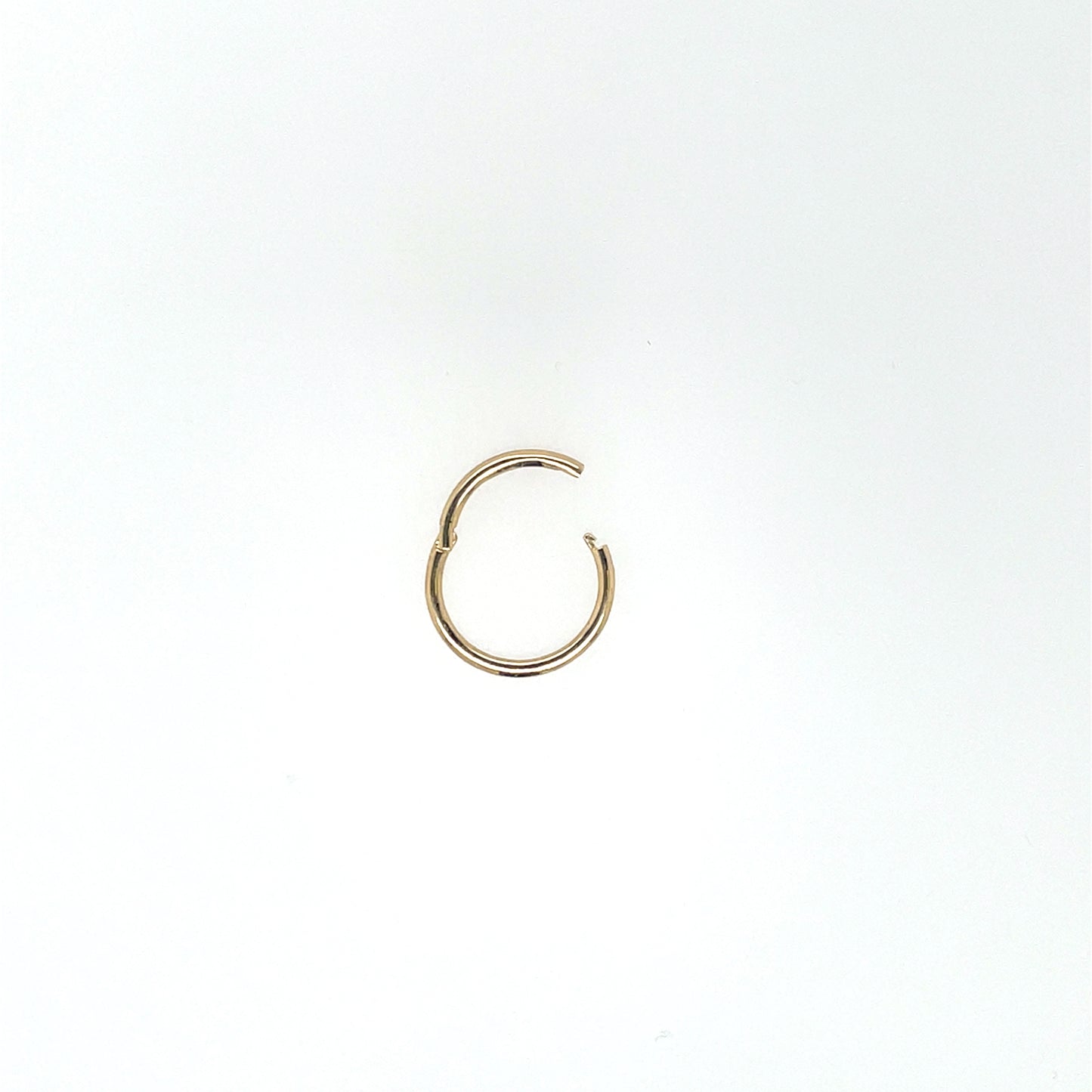9ct Gold 12mm Hinged Heavy Sleeper Earring (Single) GE1077