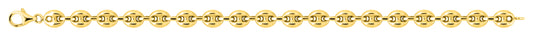 Bijoux D'Or 18ct Gold-Plated Gucci-style Bracelet 21cm 131062B