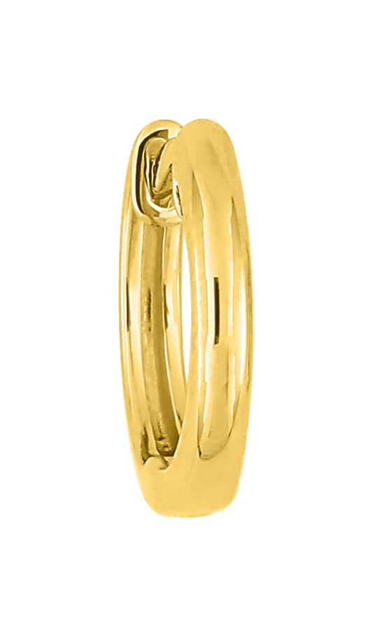 Bijoux D'Or 18ct Gold-Plated 10mm Single Hoop Earring 135732U