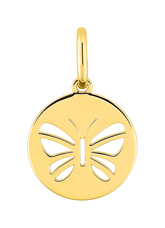 Bijoux D'Or 18ct Gold-Plated Butterfly Pendant 136432