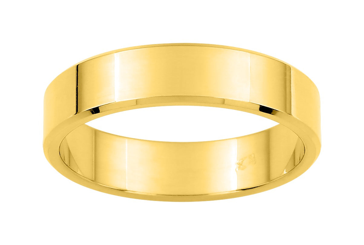 Bijoux D'Or 18ct Gold-Plated Men's Wedding Ring 137484