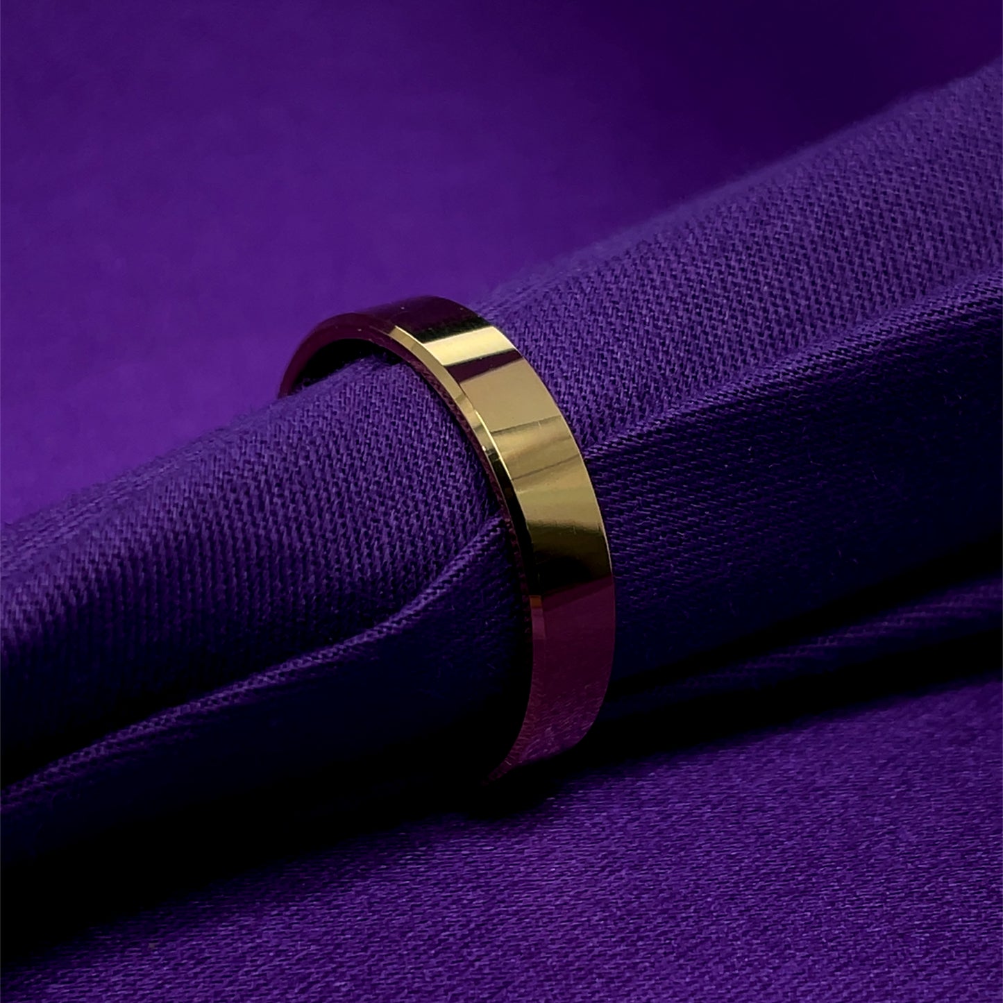 Bijoux D'Or 18ct Gold-Plated Men's Wedding Ring 137484