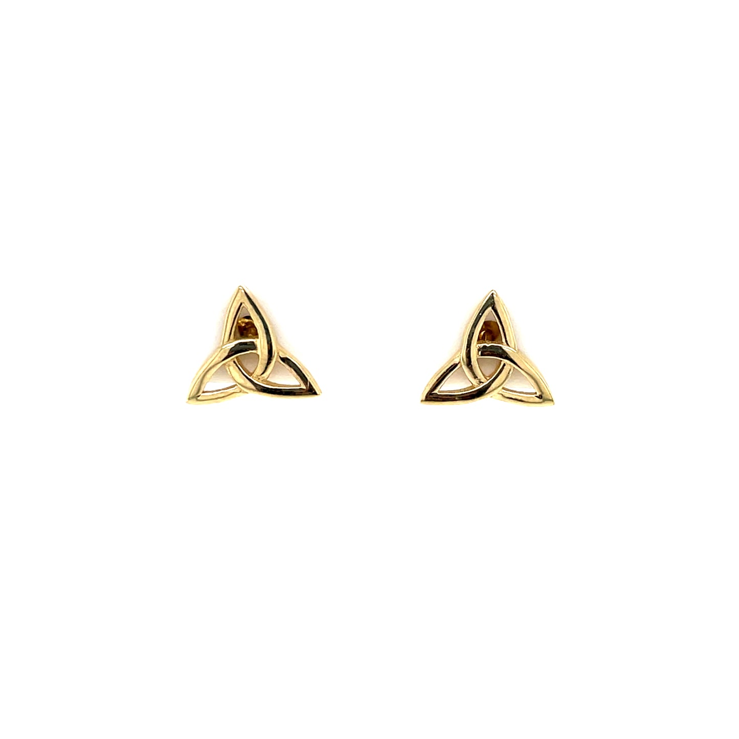 9ct Gold Trinity Knot Stud Earrings GE1032