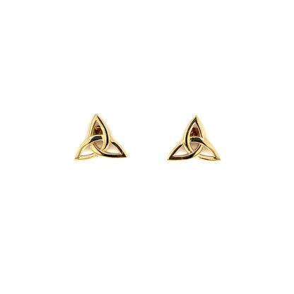 9ct Gold Trinity Knot Stud Earrings GE1032