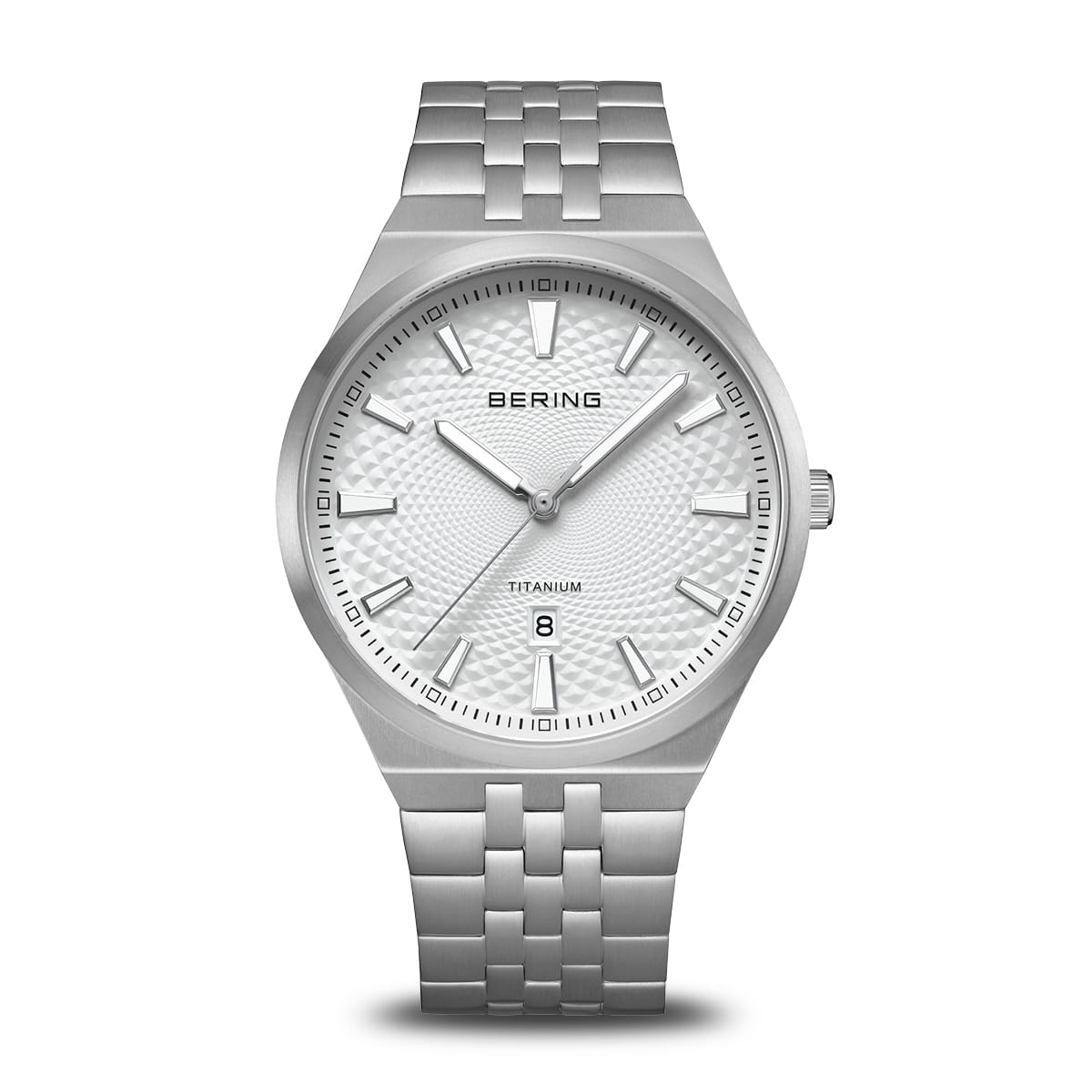 Bering Men's Bracelet Watch Titanium | brushed grey | 16141-704