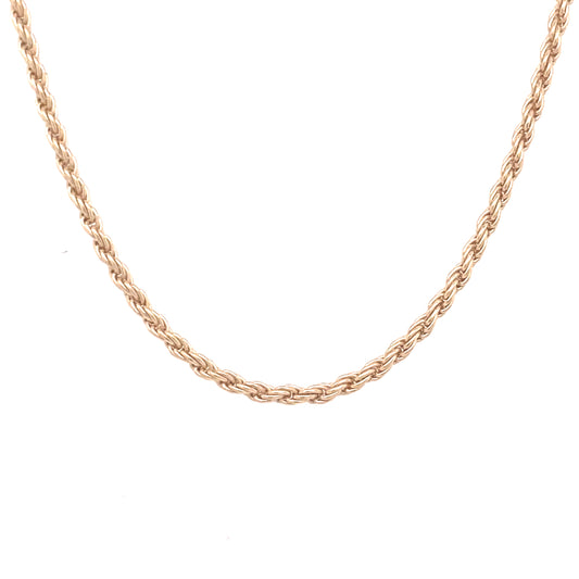 Amèlie 18ct Gold-Plated 45cm Rope Chain 16213545