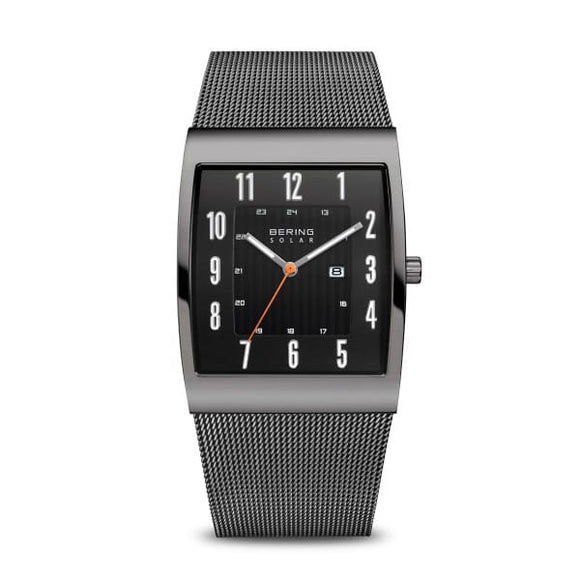 Bering Men's Solar | polished grey | 16433-377 Bracelet Watch