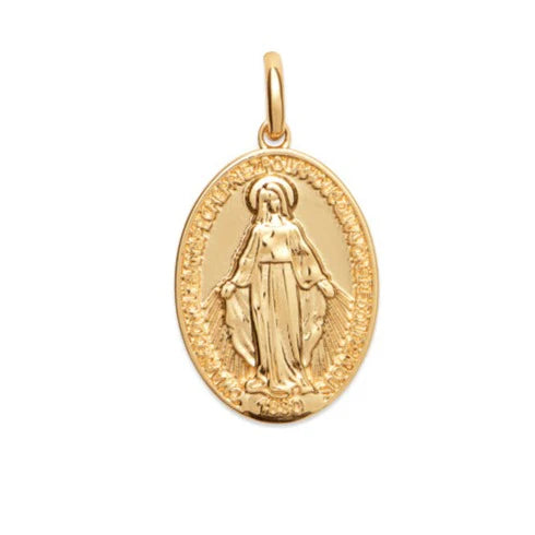 Amèlie 18ct Gold-Plated Miraculous Medal 1767800