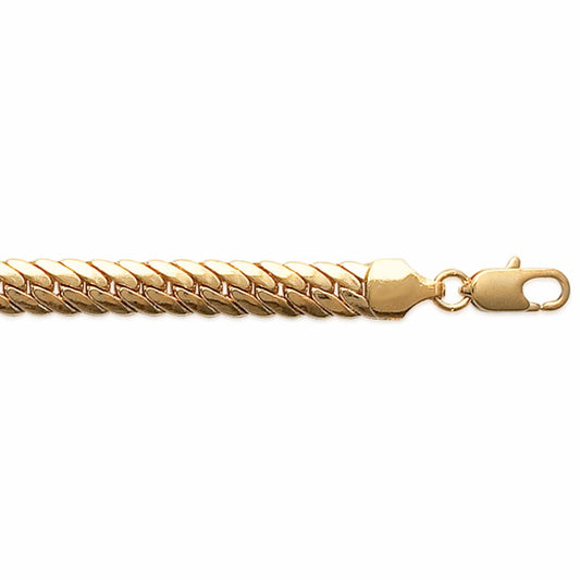 Amèlie 18ct Gold-Plated Herringbone Bracelet 17822018