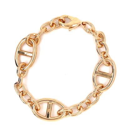 Amèlie 18ct Gold-Plated 20cm Anchor Link Bracelet 19210220